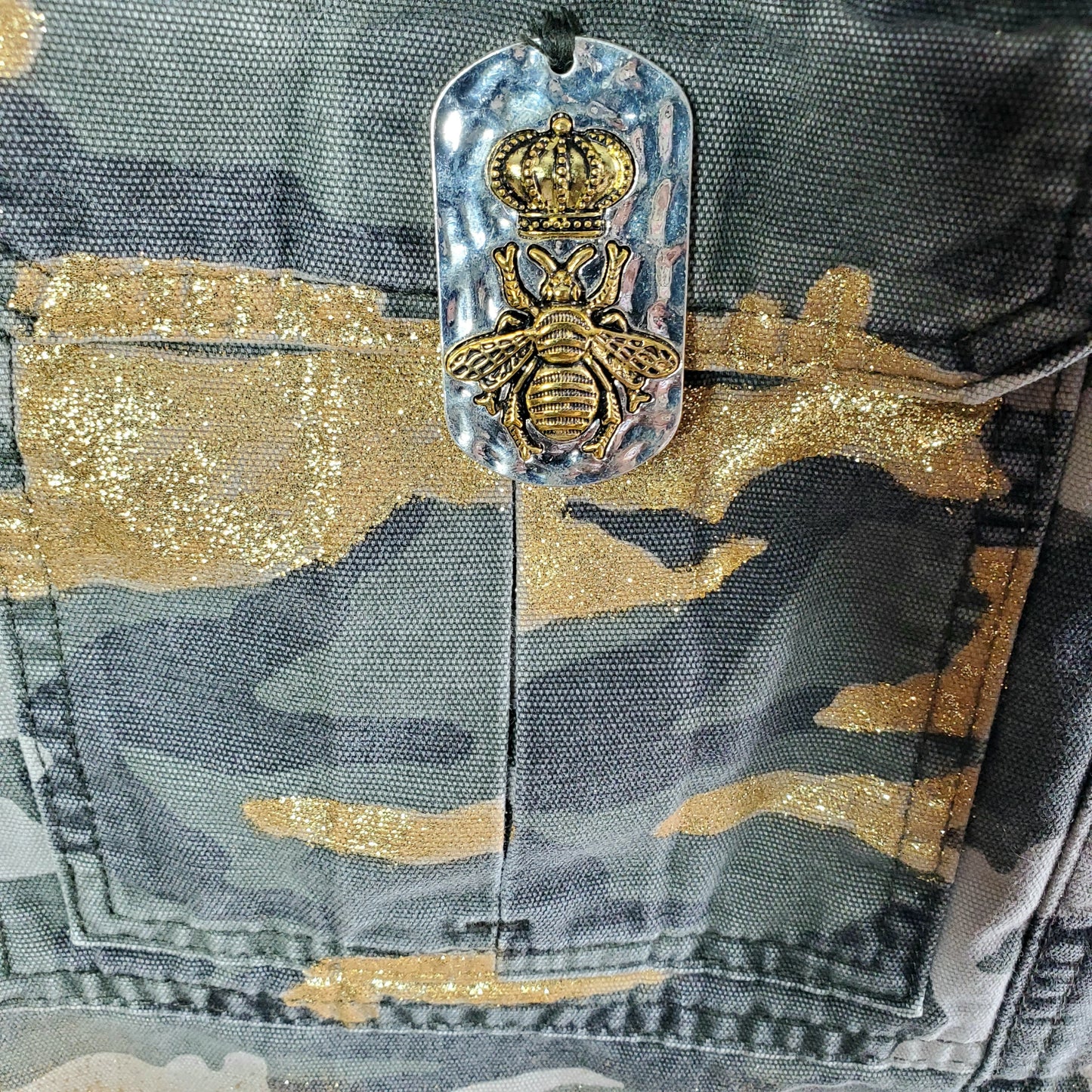 1 of 1 Custom Army Fatigue Shorts (L/XL)