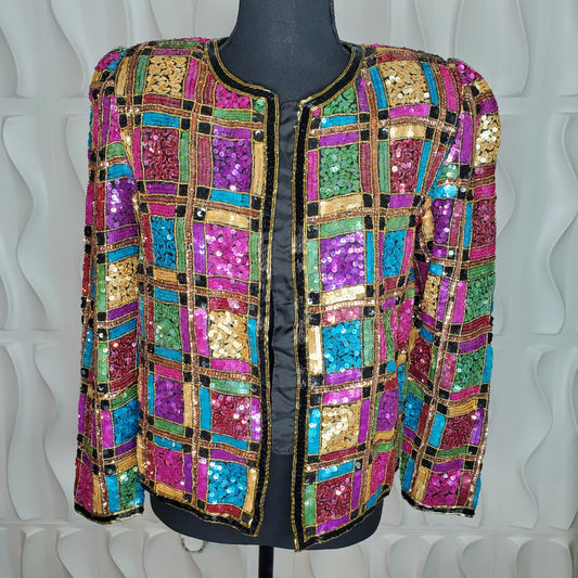 LAWRENCE KAGAR SEQUIN JACKET