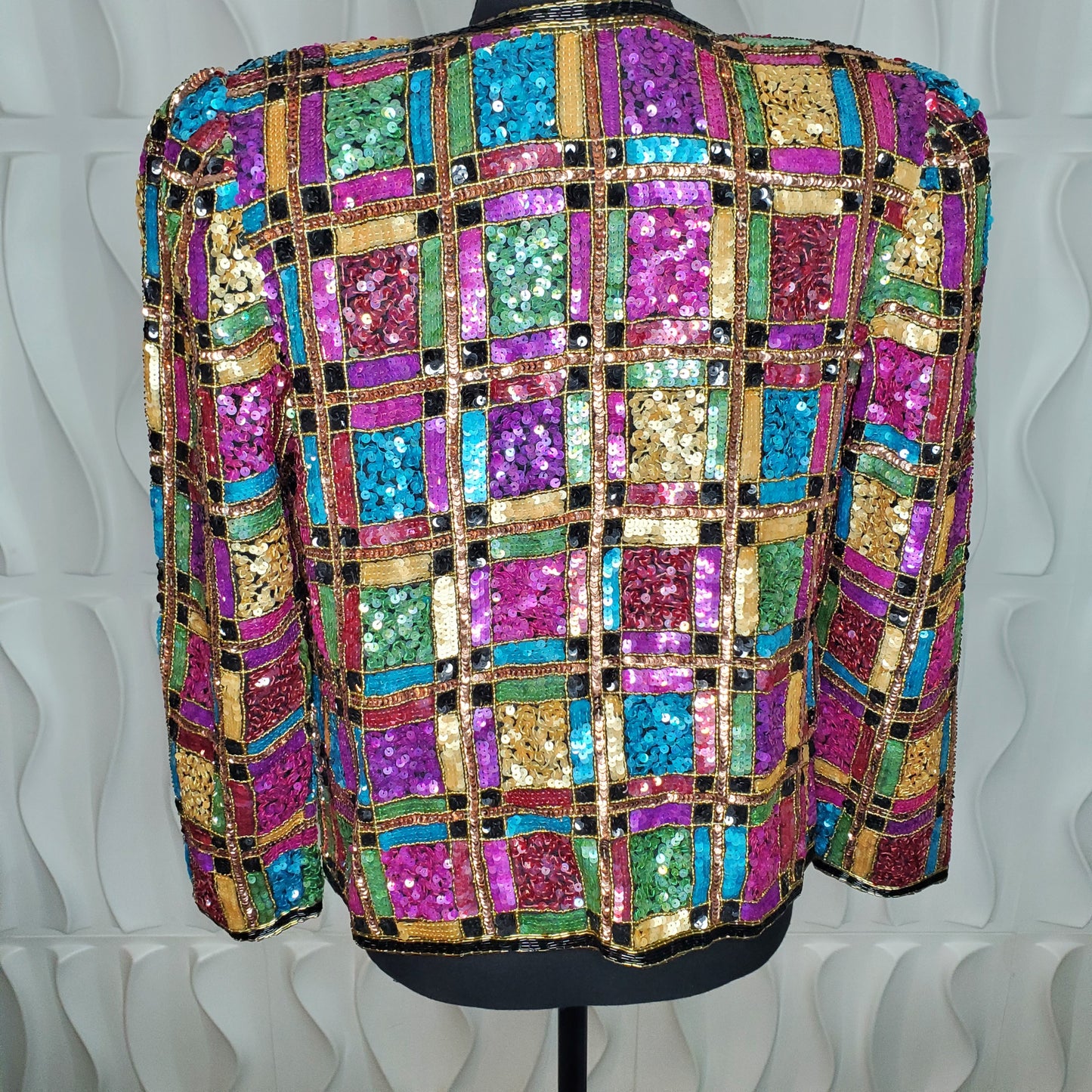 LAWRENCE KAGAR SEQUIN JACKET