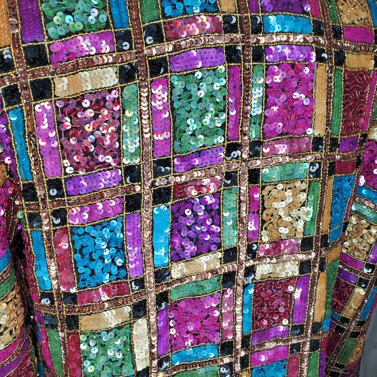 LAWRENCE KAGAR SEQUIN JACKET