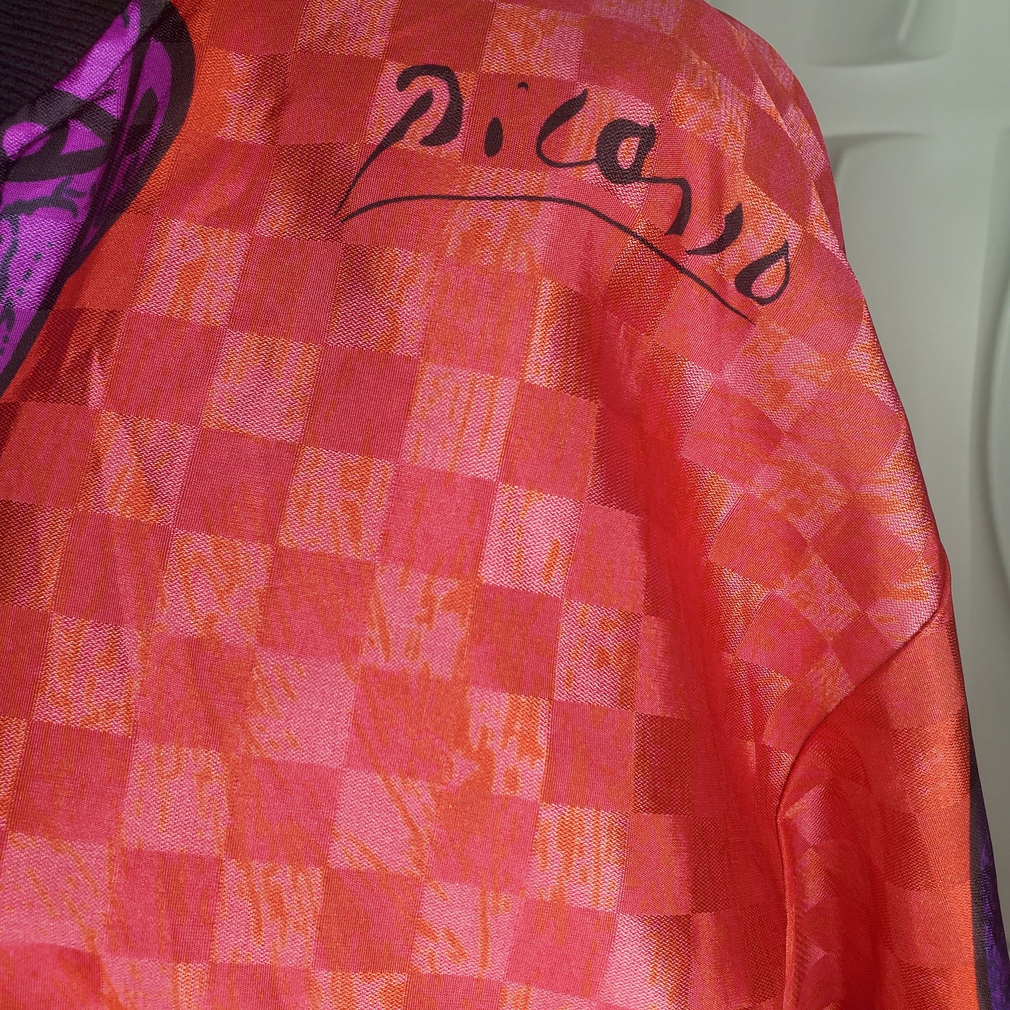 VINTAGE RAINBOW COLLECTION PICASO BOMBER JACKET