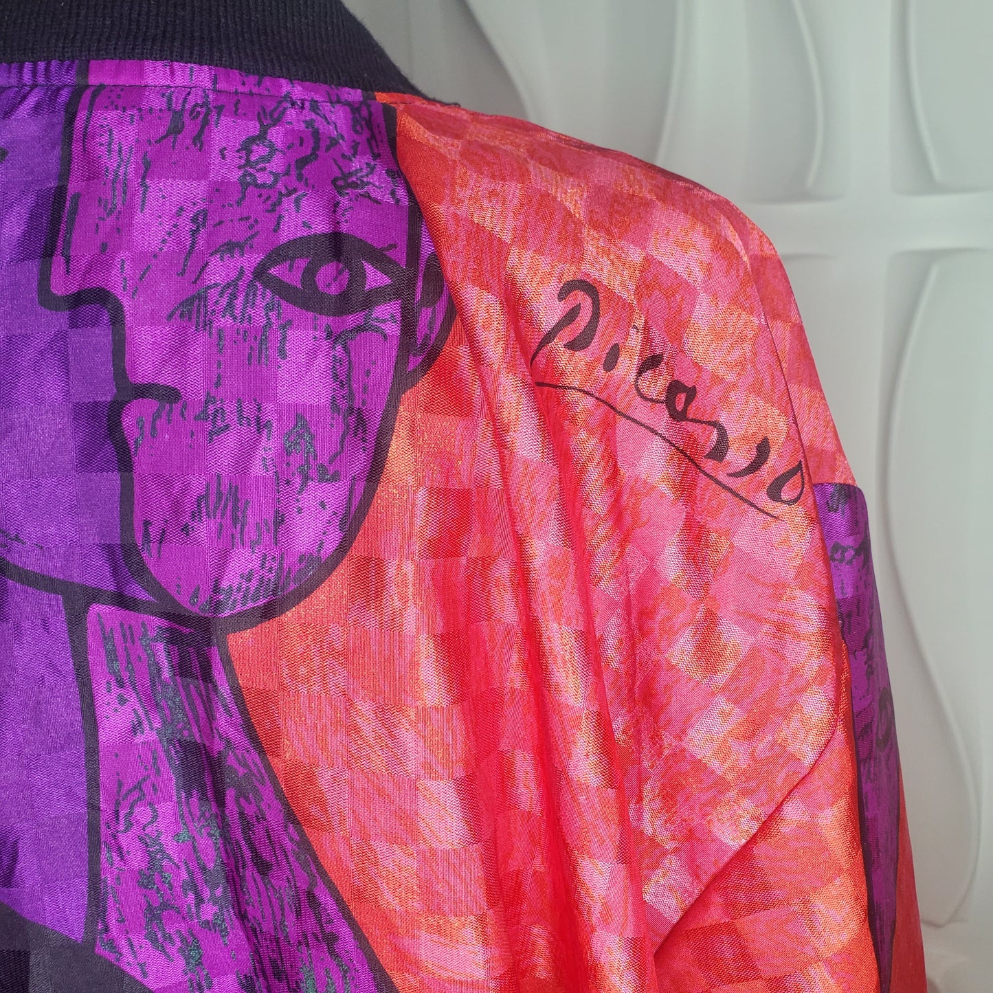 VINTAGE RAINBOW COLLECTION PICASO BOMBER JACKET