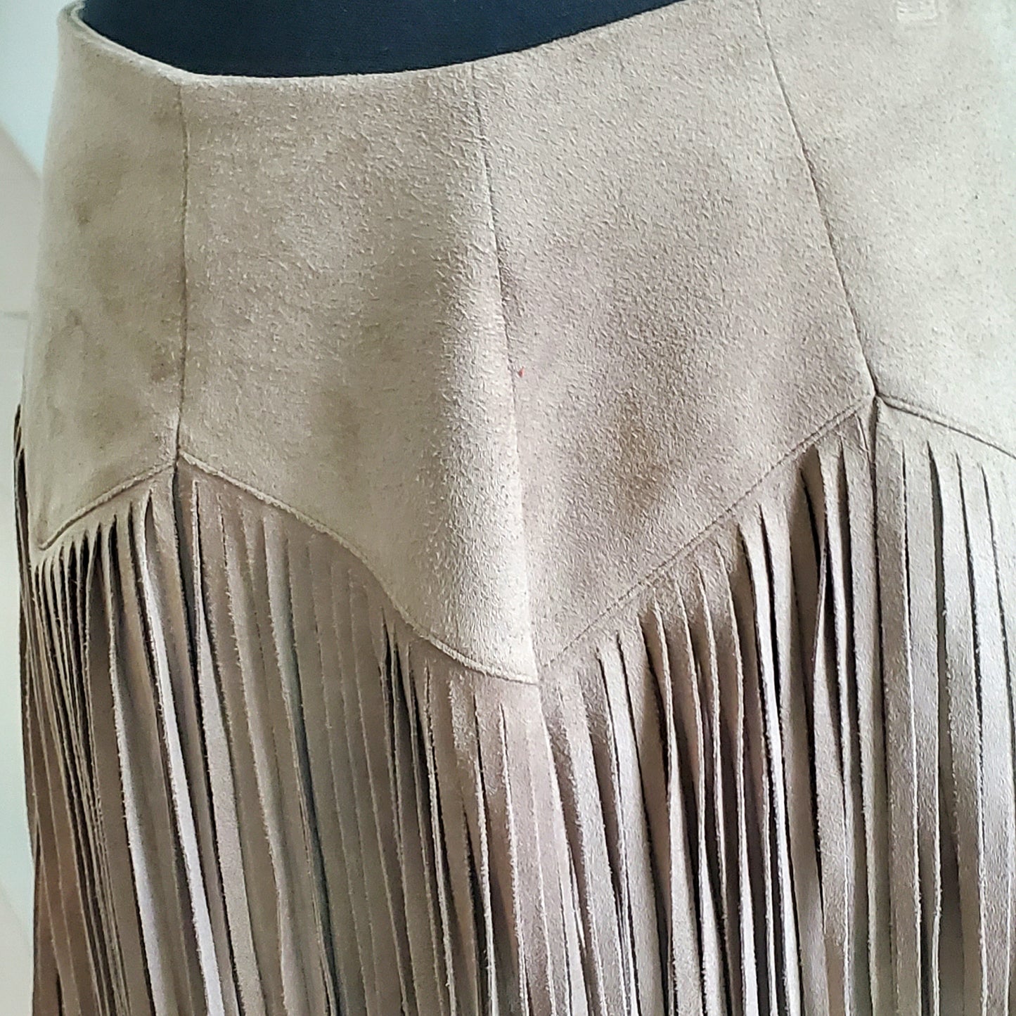 BEBE FRINGE SKIRT